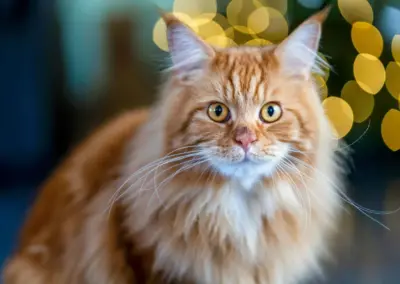 roter Kater Langhaar