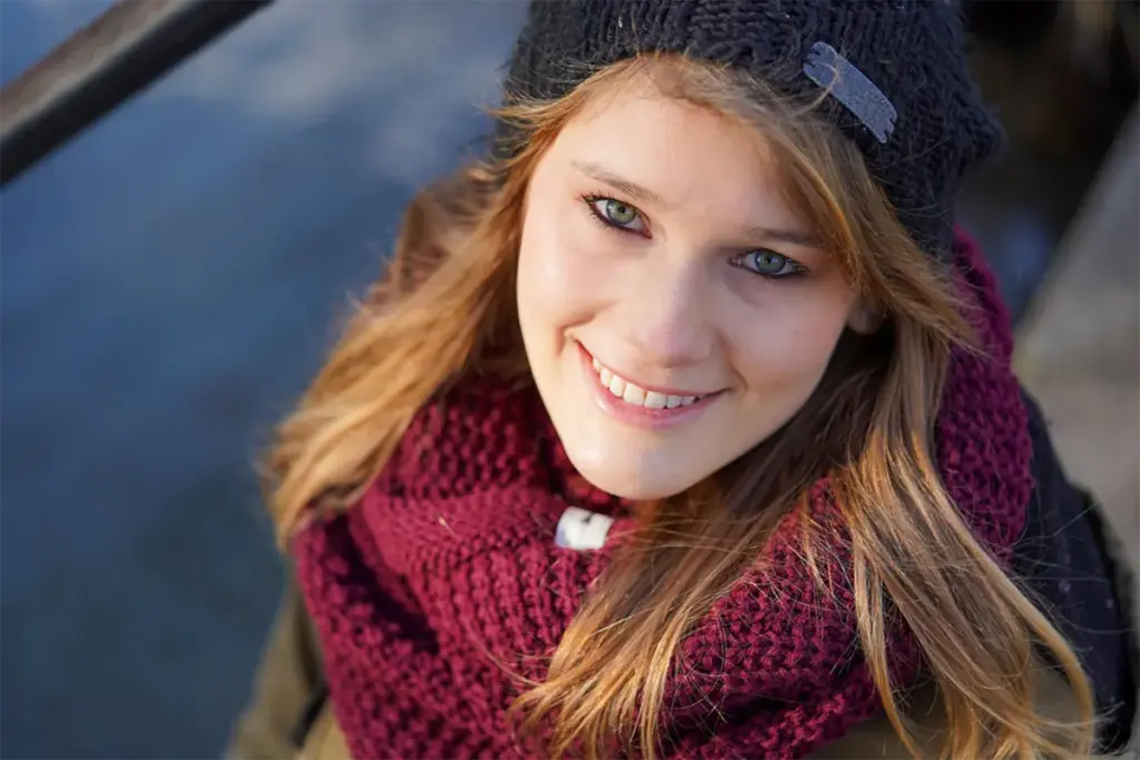 Portrait Frau im Herbst