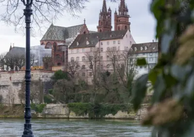 Basel mit Münster und Laterne