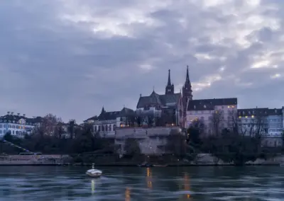 Basel am Rhein mit Münster