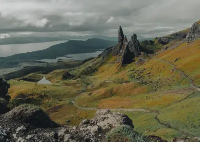 Der Old Man Storr in Schottland