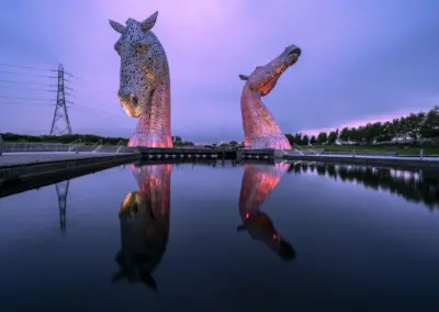 Die Kelpies in Schottland