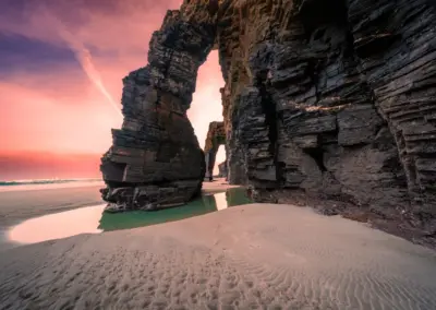 Strand der Kathedralen in Galicien
