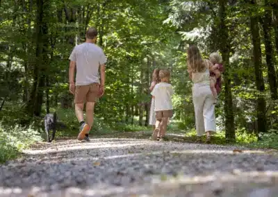 Familienshooting von hinten